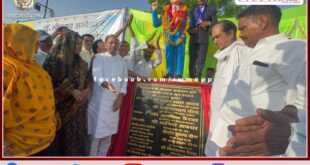 Dr. Bhimrao Ambedkar's statue unveiled on the retirement of Sridas Meena in Decwa