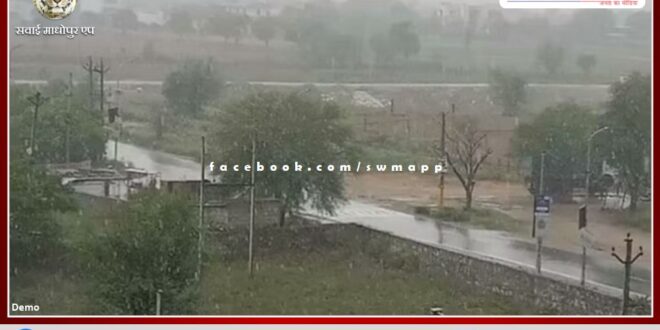 Entry of monsoon in Rajasthan with a delay of one day