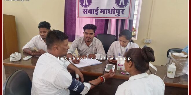 Health screening of lawyers done in Advocates Association Sawai madhopur