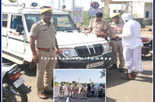 In a one day special campaign, 908 people were challaned for driving two wheelers without helmet in sawai madhopur