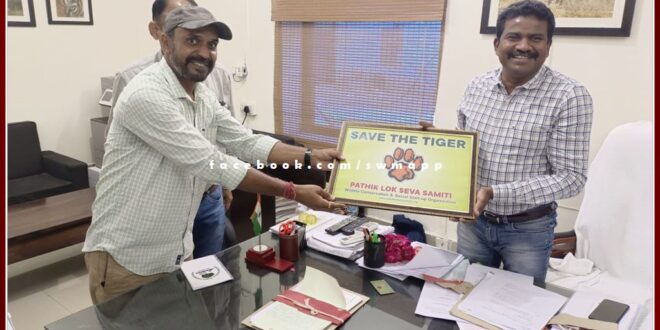 Newly appointed CCF of Ranthambore P. Kathirlev welcomed