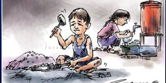 Rescued two children doing child labor under special campaign Umang-2 in sawai madhopur