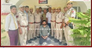 Vikram Saran urf Vicky arrested in the murder of two constables in Bhilwara