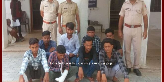 Arrested 8 accused of assault, murderous attack and obstruction in government work with forest workers
