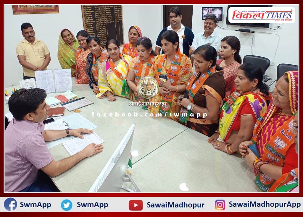 BJP Mahila Morcha submits memorandum to Governor regarding women atrocities in sawai madhopur