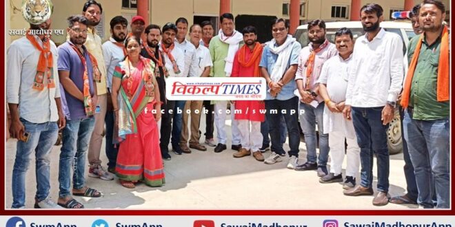 BJYM workers protest against lathi charge on Yuva Morcha workers in Ajmer