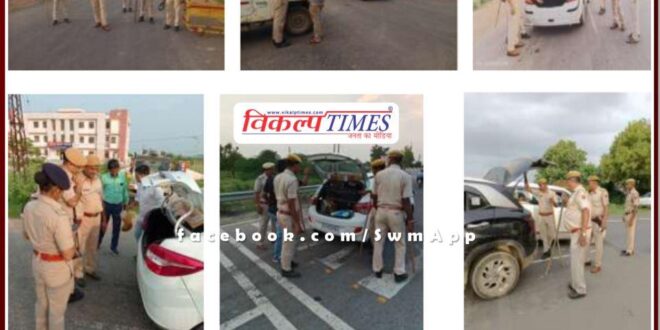 Campaign against drink and drive, 96 vehicles challaned, 38 people arrested in sawai madhopur