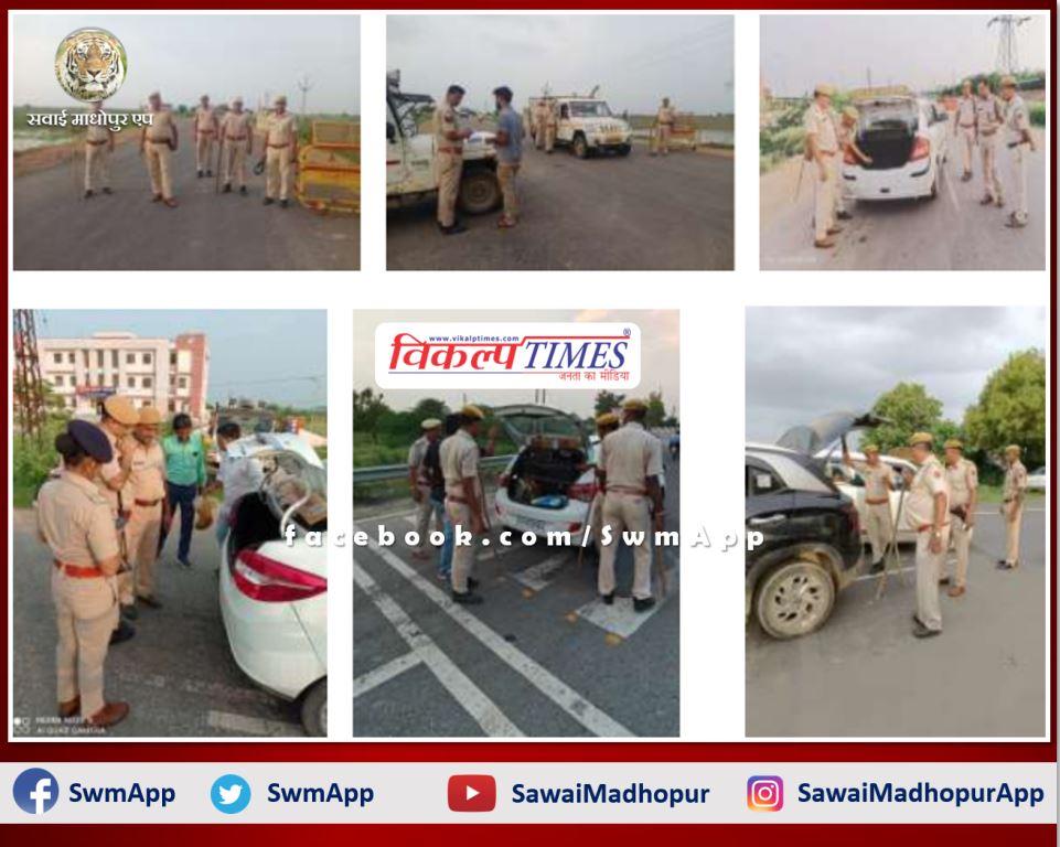 Campaign against drink and drive, 96 vehicles challaned, 38 people arrested in sawai madhopur