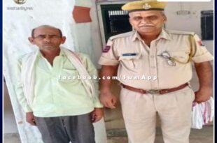 Khandar police station arrested the wanted accused vehicle owner of illegal gravel transport in sawai madhopur