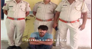 Mantown police station arrested the accused of theft in sawai madhopur
