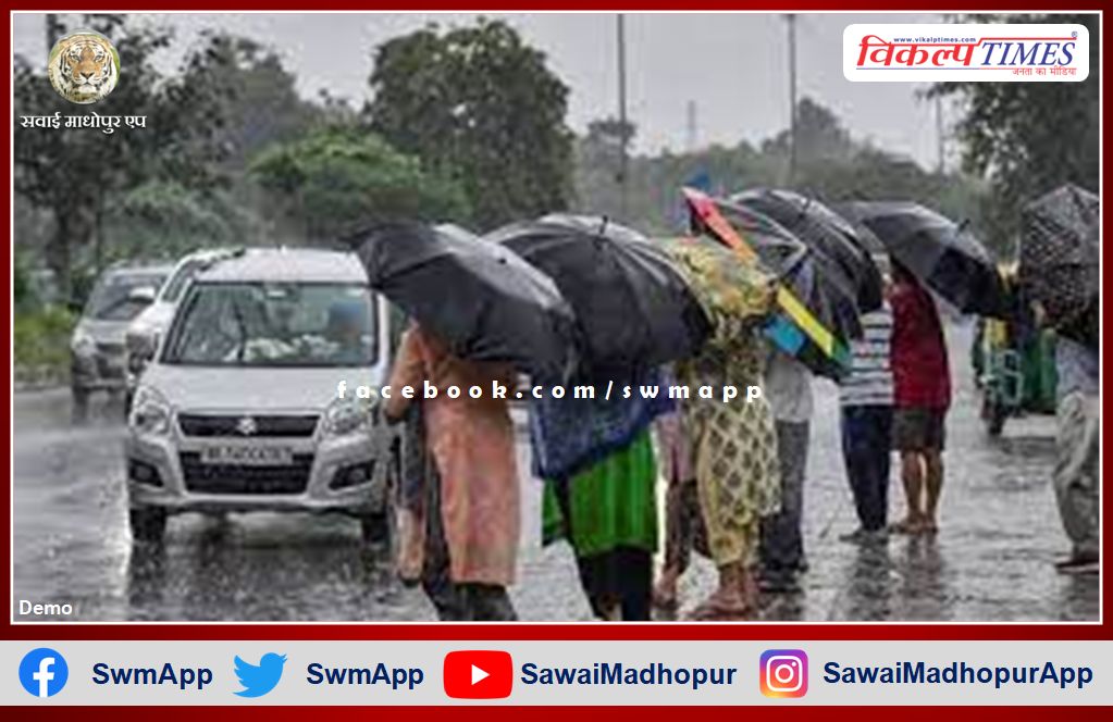 Meteorological Department's big warning, torrential rain alert in 24 districts rajasthan