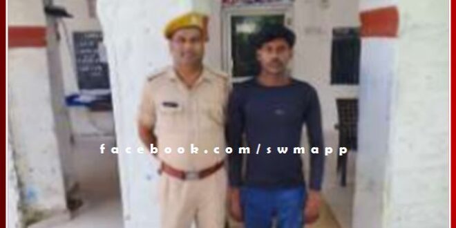 One accused arrested while transporting illegal gravel in khandar