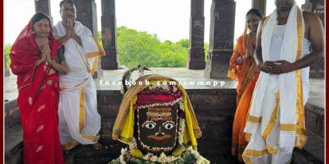 Ranthambore Bhuteshwar Mahadev's makeup done