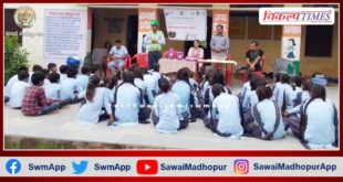 Road safety information given to students