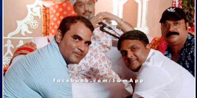 Sawai Madhopur News Manoj Parashar reached Lalsot during Saint Darshan Yatra