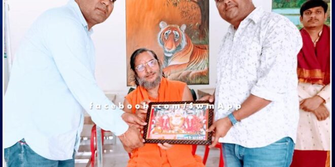 Sawai madhopur news Parashar Sant Darshan Yatra is inspiring youth to join Sanatan Dharma