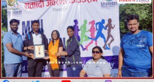 Shatabdi Awasthi Foundation organized mini marathon on foundation day in sawai madhopur