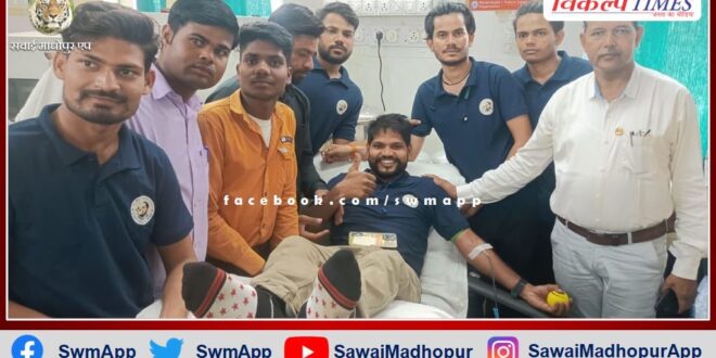 35 units of blood collected in blood donation camp