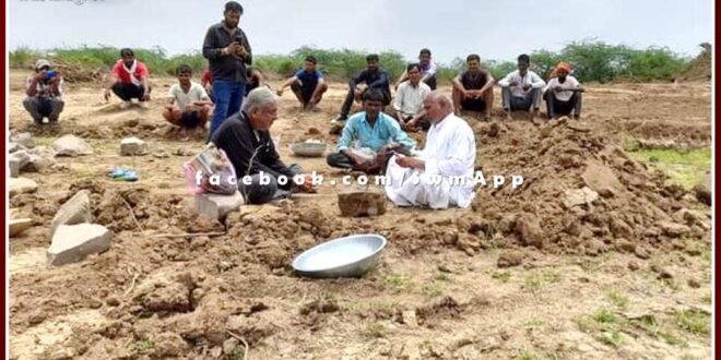 Bhumi Pujan of Jharel Balaji Pulia took place today in sawai madhopur