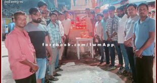 Candle lit tribute to Bhilwara daughter in chauth ka barwada sawai madhopur