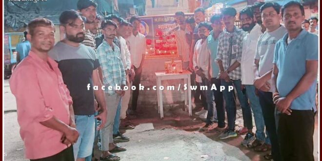 Candle lit tribute to Bhilwara daughter in chauth ka barwada sawai madhopur