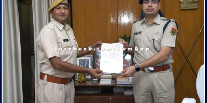 Constable saved the life of a woman who was going to commit suicide on Chambal Bridge in sawai madhopur