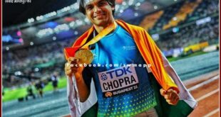 Golden boy Neeraj won gold medal in World Athletics Championship