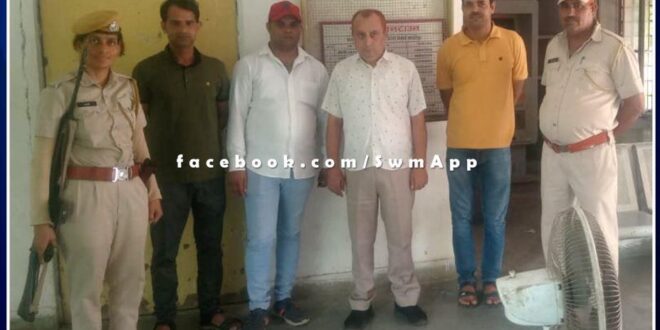 Mantown police station arrested permanent warranty absconding for 10 years Vijay Sindhi in sawai madhopur
