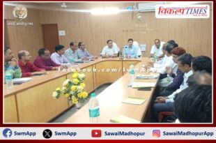 Sawai Madhoour Zila Parishad Chief Executive Officer Muralidhar Pratihar took charge
