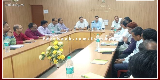 Sawai Madhoour Zila Parishad Chief Executive Officer Muralidhar Pratihar took charge
