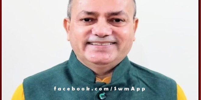 Sawai Madhopur News Dr. Madhu Mukul Chaturvedi honored with Rashtraveer Samman