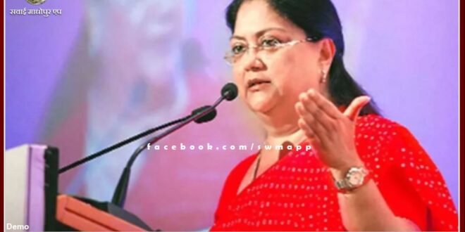 Vasundhara Raje lashed out at the Gehlot government over the power crisis in Rajasthan