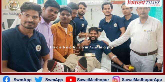 35 units of blood collected in the camp