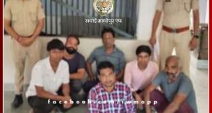 6 accused arrested for disturbing peace in sawai madhopur