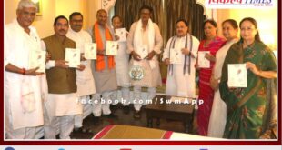 BJP National President JP Nadda released the booklet Sisters brother Narendra Modi in sawai madhopur