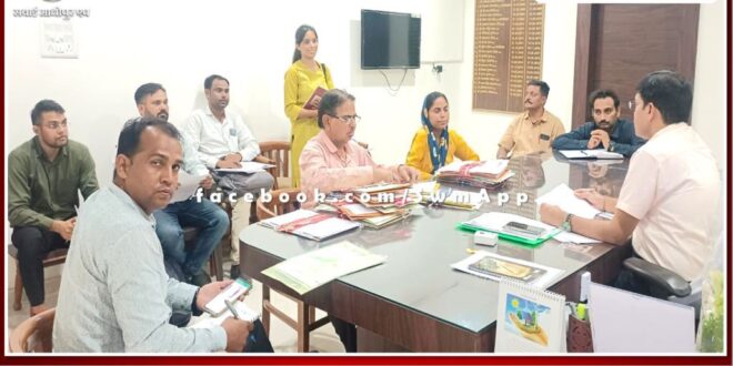 CEO Sawai Madhopur reviewed Indira Rasoi Gramin Yojana