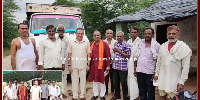 Dr. Madhu Mukul Chaturvedi did public relations in sawai madhopur