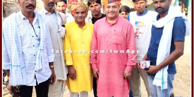 Dr. Madhu Mukul Chaturvedi did public relations under BJP membership campaign in sawai madhopur