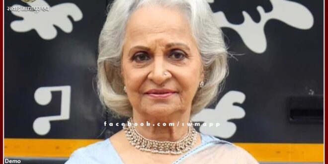 Waheeda Rehman will receive Dadasaheb Phalke Award