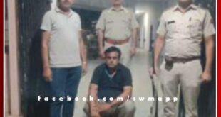 A person caught with illegal firecrackers in sawai madhopur