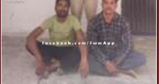 Baharwanda Kalan police station arrested 2 people on charges of disturbing peace in sawai madhopur