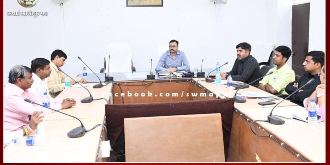 Information about home voting given to representatives of political parties in sawai madhopur