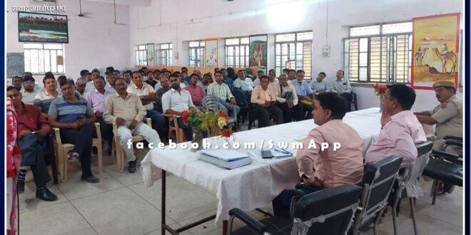 Information about infested polling stations taken from supervisors and BLOs in sawai madhopur