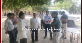 Inspected highly sensitive and sensitive polling stations in sawai madhopur