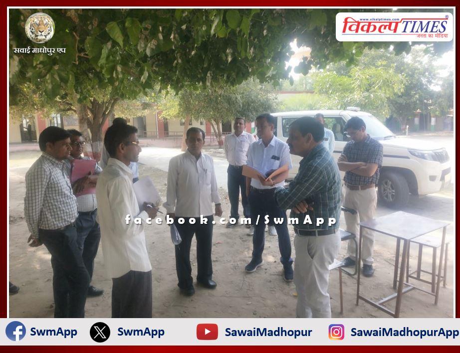 Inspected highly sensitive and sensitive polling stations in sawai madhopur