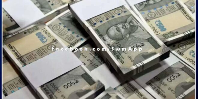 Khandar police station seized Rs 1 lakh 66 thousand from a car during the blockade in sawai madhpur
