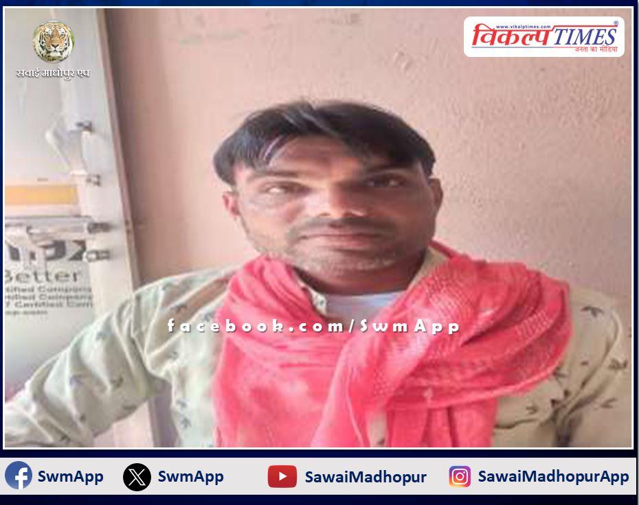 Kundera police station arrested a person for playing loud music in a tractor in sawai madhopur