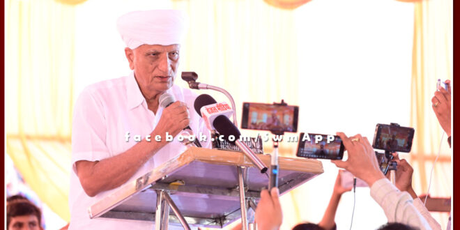 Minister Hemaram Chaudhary expressed his desire not to contest elections, wrote a letter to the Congress Party President