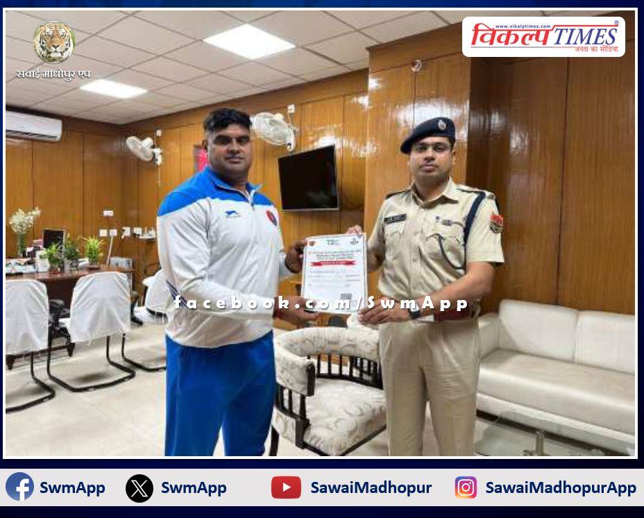 Sawai Madhopur District police constable won medal in 72nd All India Police Wrestling Cluster Games