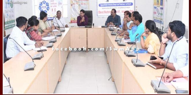 Sweep activities should be organized especially in areas with low voting percentage in sawai madhopur